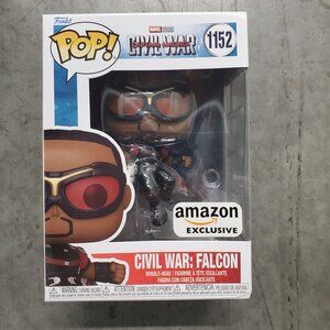 Funko Pop! Marvel Civil War: Falcon 1152 Bobble-Head  Exclusive